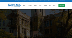 Desktop Screenshot of nextsteptestprep.com